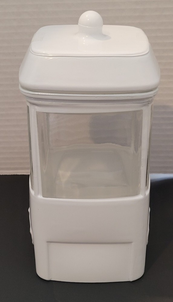 NEW CANDY JAR WHITE POPCORN CART