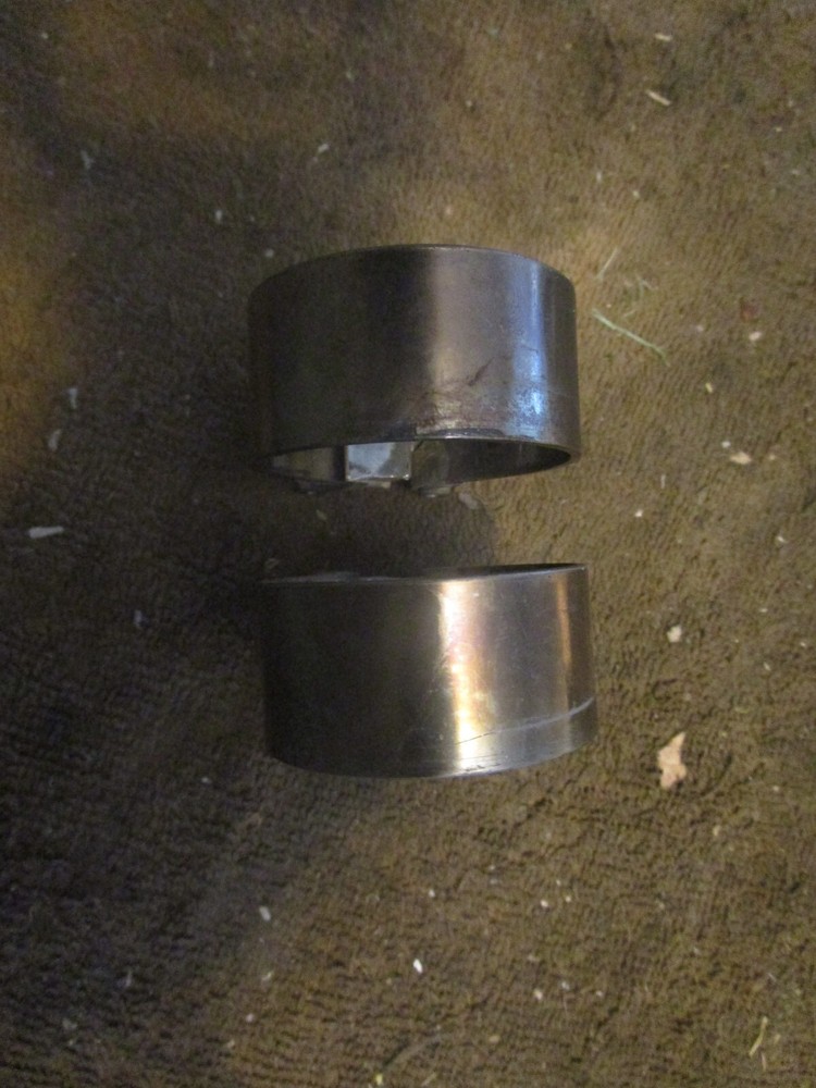2000-17 ? Harley Davidson FLSTF Exhaust muffler support clamp pair