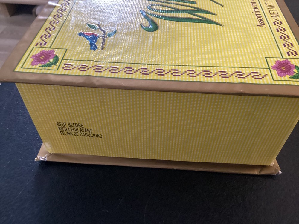 Empty Whitman's Sampler Chocolate Candy Box