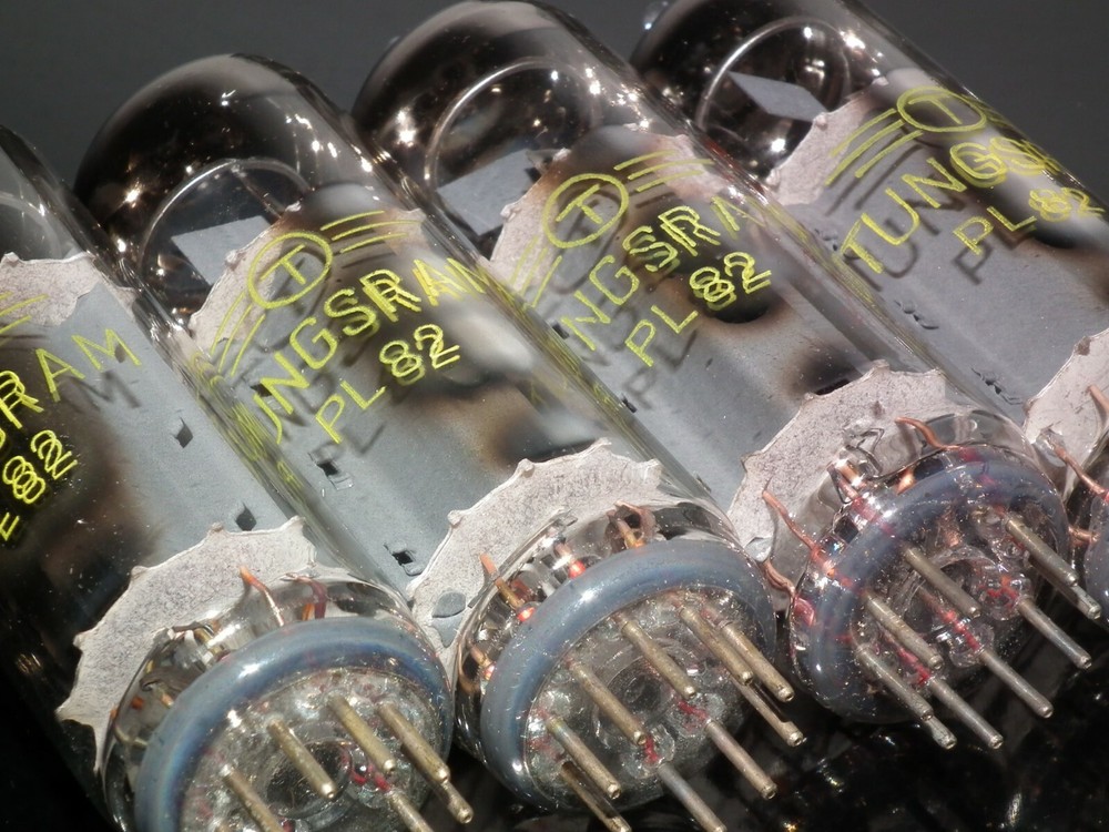 PL82 Tungsram NOS Platinum matched quad - Audio pentode