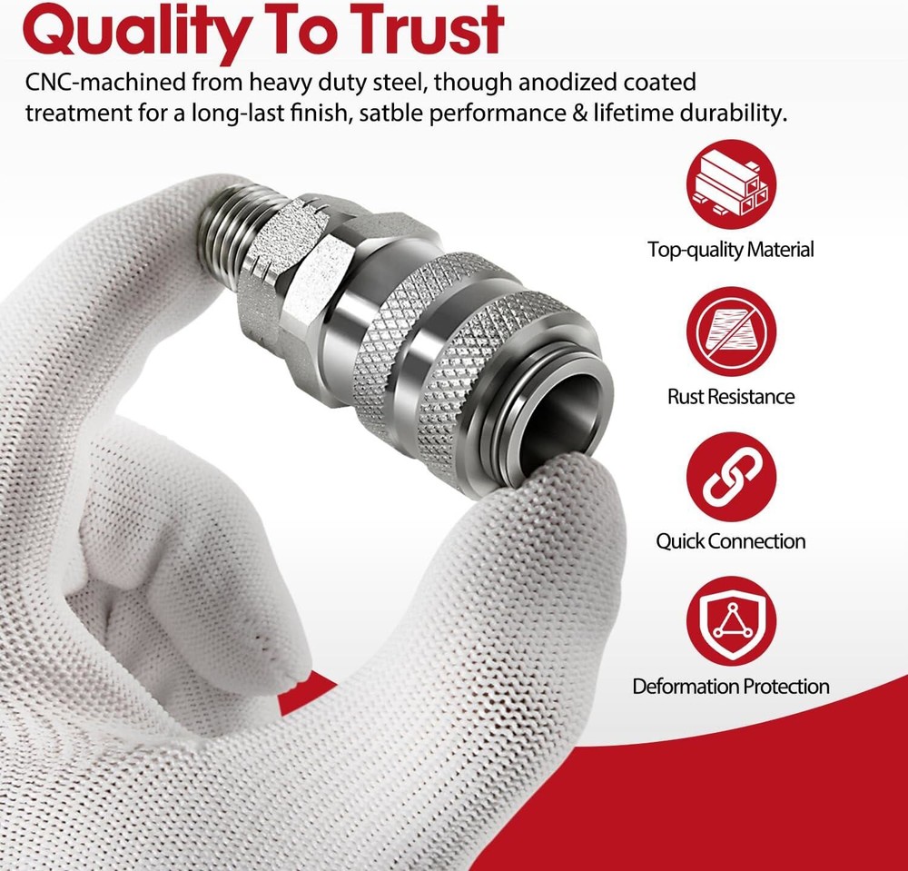 Fuel System Coupler Fitting for Connection to'Compu-Check' Quick Connect Fitting