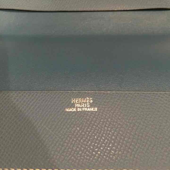 HERMES passport holder leather Used