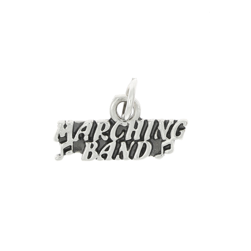 Sterling Silver Small Marching Band Charm or Pendant