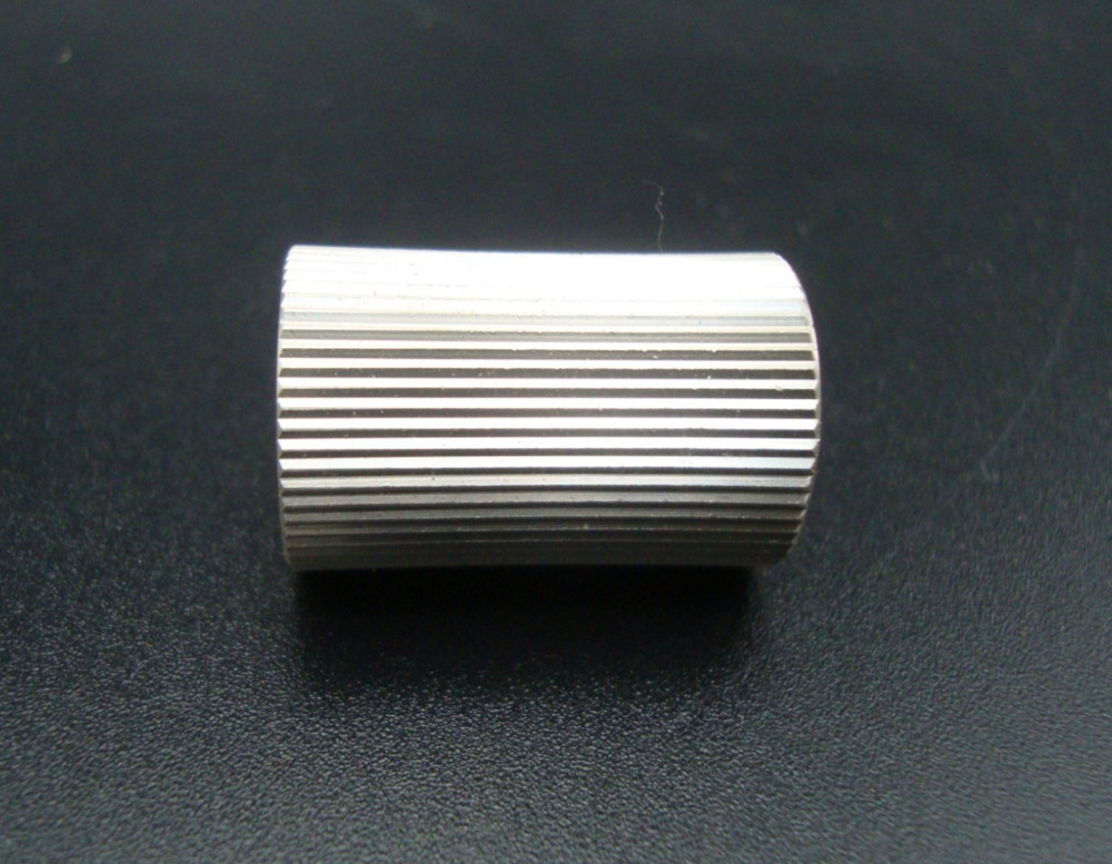 VINTAGE ALUMINUM STEREO CONTROL KNOBS (Qty 5)