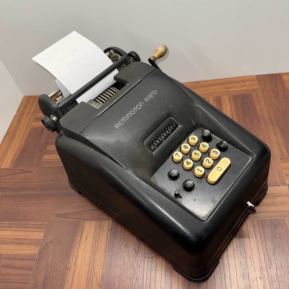 Vintage Adding Machine Manual Remington Rand 10 Key