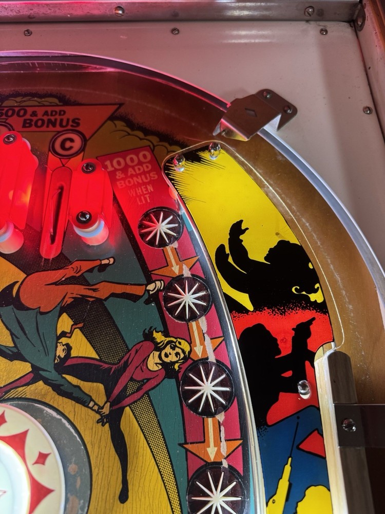 1978 CHARLIES ANGELS PINBALL MACHINE PROFESSIONAL TECHS PLAYS GREAT
