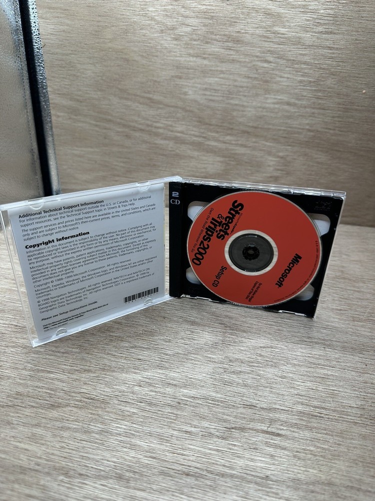 Microsoft Streets & Trips 2000 CD version
