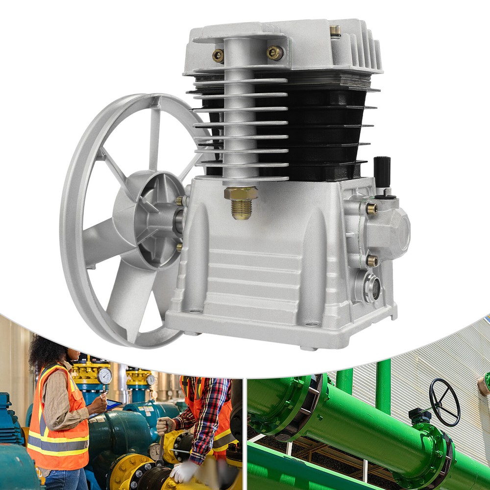Air Compressor Pump Head Single Stage Twin Cylinder Air Compressor Pump Head
