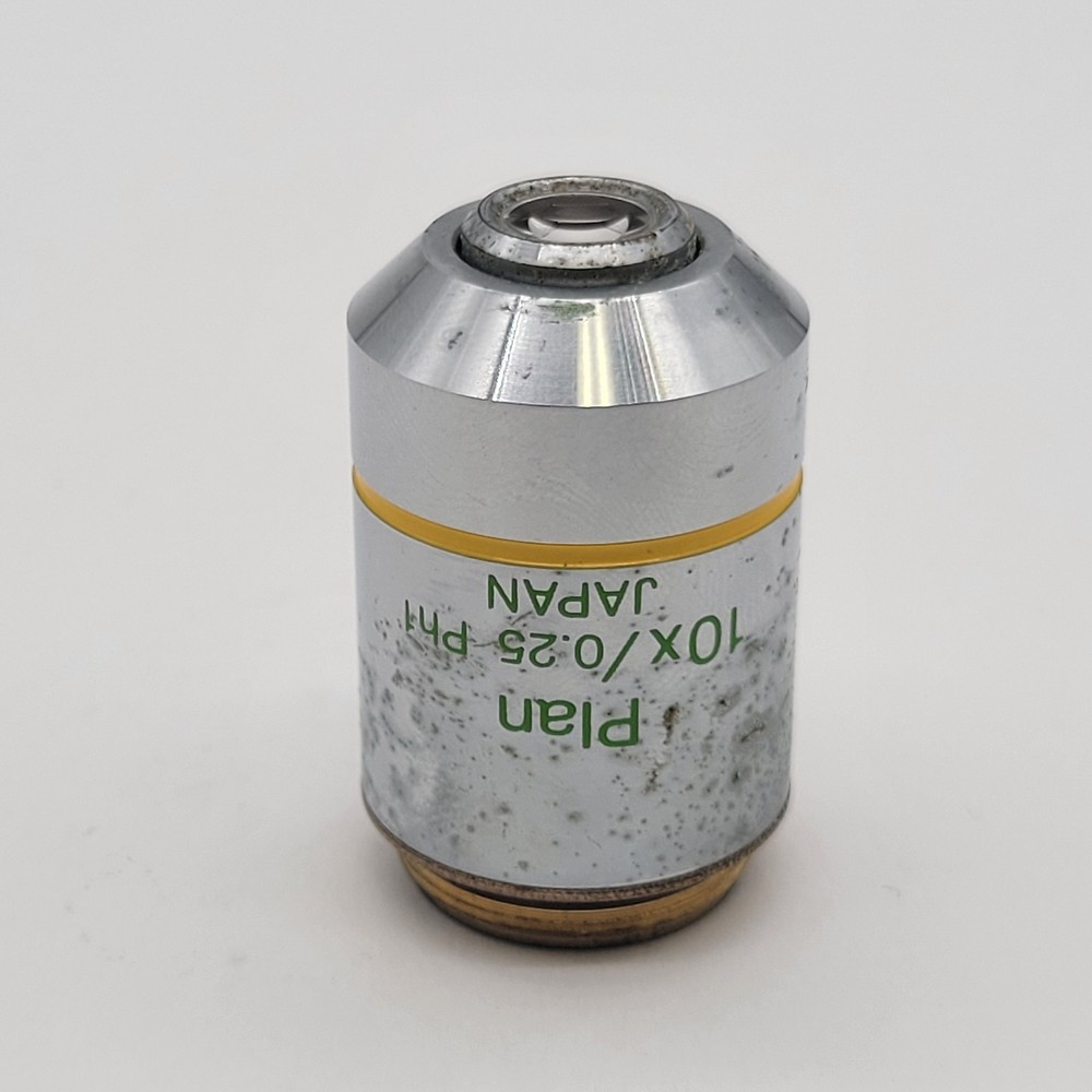 Olympus Microscope Objective Plan 10x Ph1 Phase Contrast