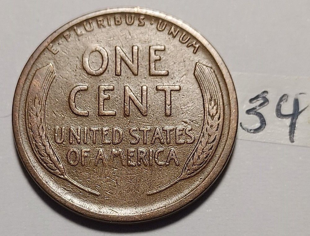 1919-S Lincoln Wheat Cent #34