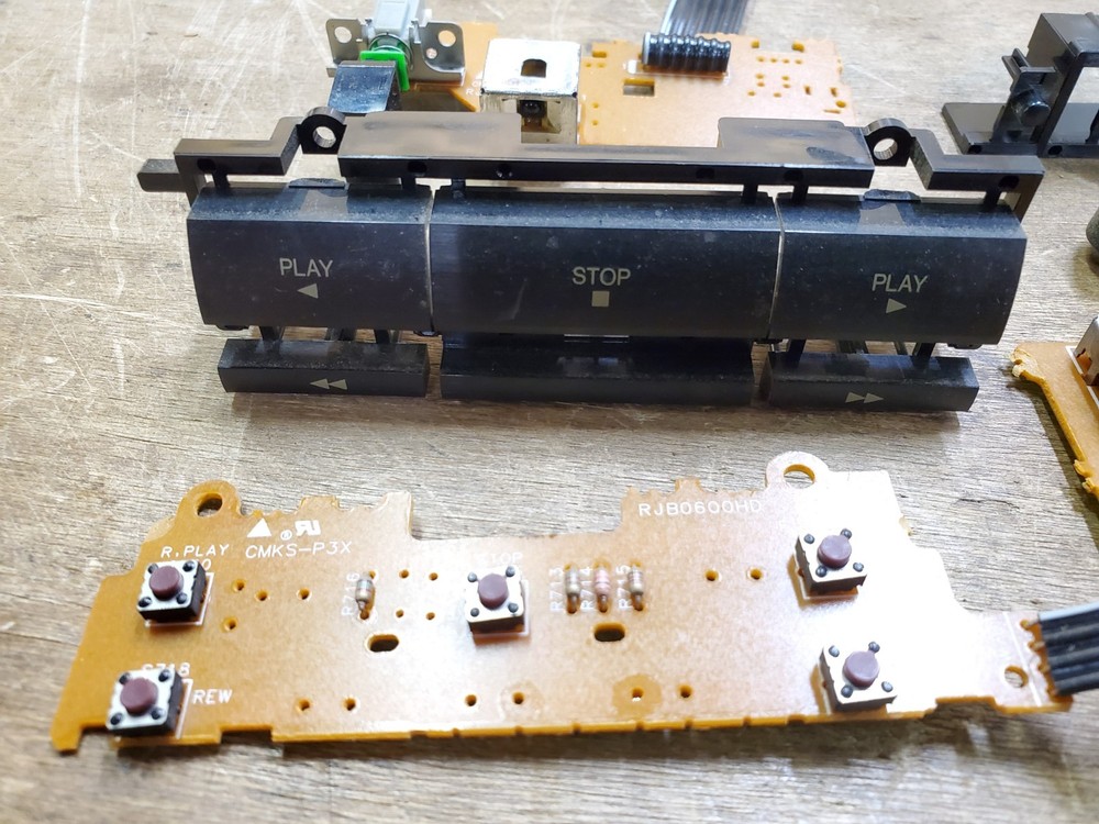 Technics RS-TR262 Double Cassette Deck Button Knob Power Switch Board Controls