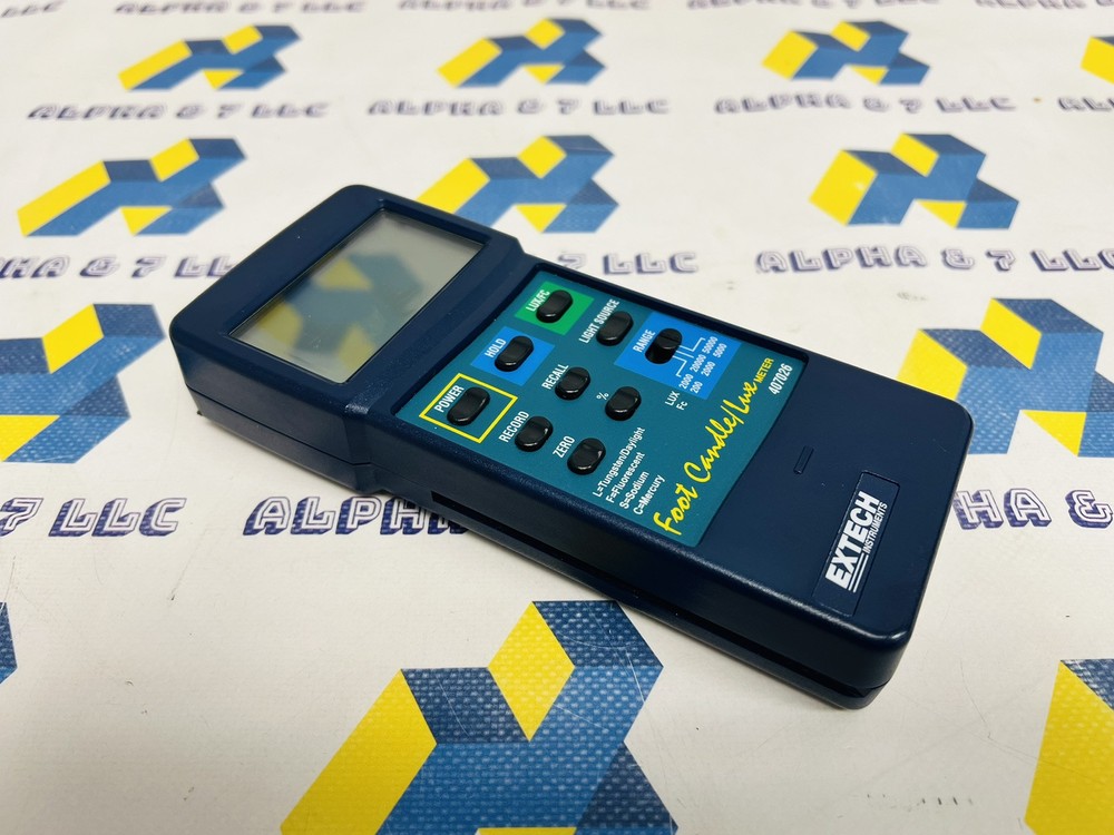 Extech 407026 Heavy Duty Light Meter w/ PL Interface