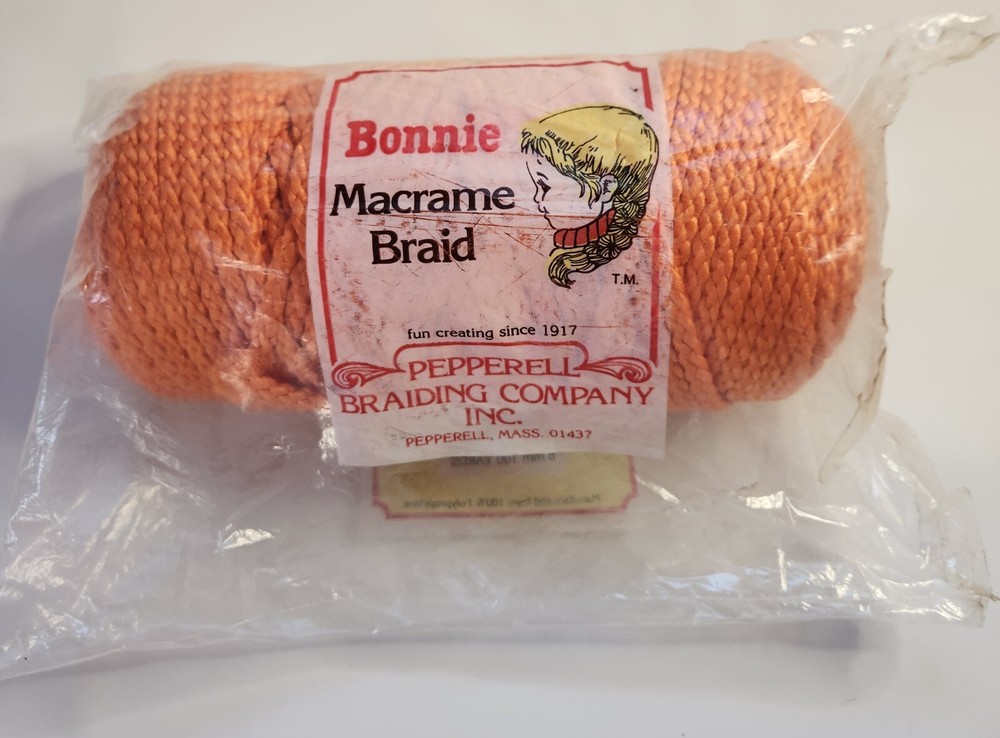 Vintage Bonnie Macrame Braid 6mm 100 Yards