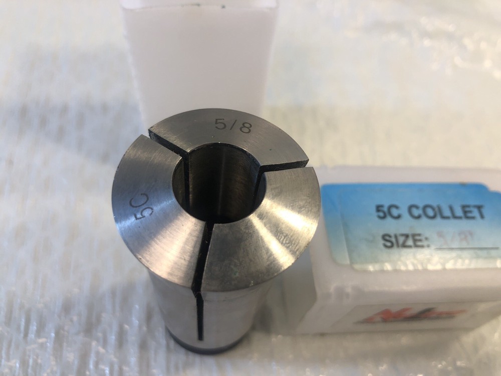 NuLine 5C Round Smooth Collet, 5/8", Internal Thread