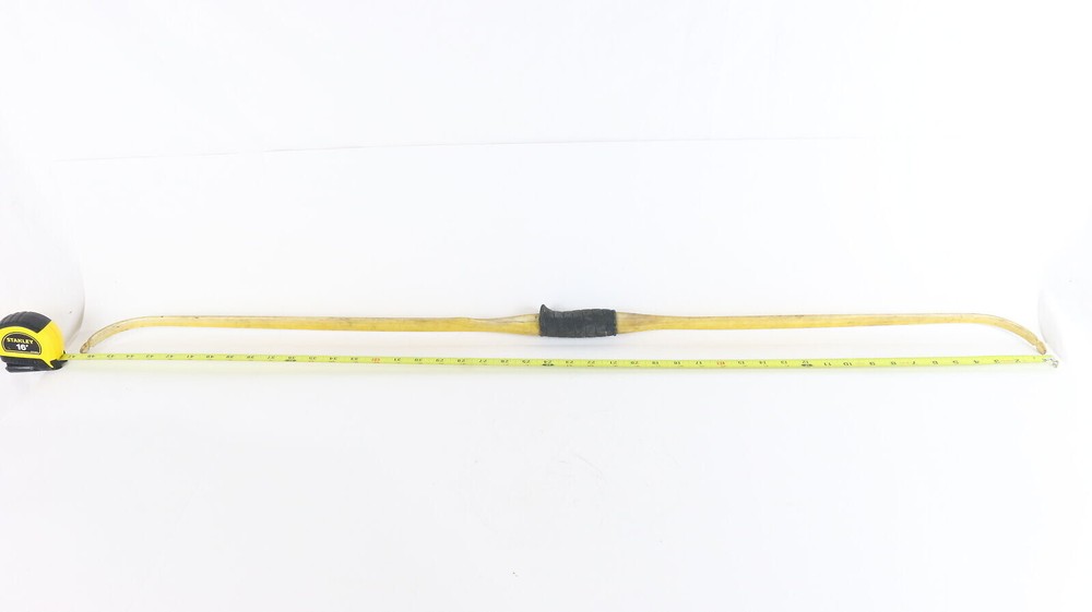 Vintage Wooden Bow Archery Bow Unknown Maker 47"