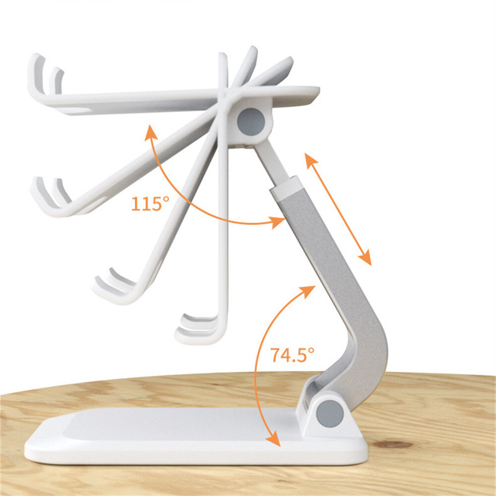 Foldable Cell Phone Tablet Desk Stand Holder Mount Cradle Adjustable