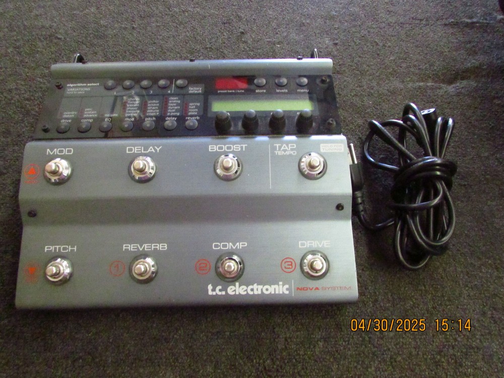 T.C. Electronic Nova System Guitar Multi Effects Processor Pedal