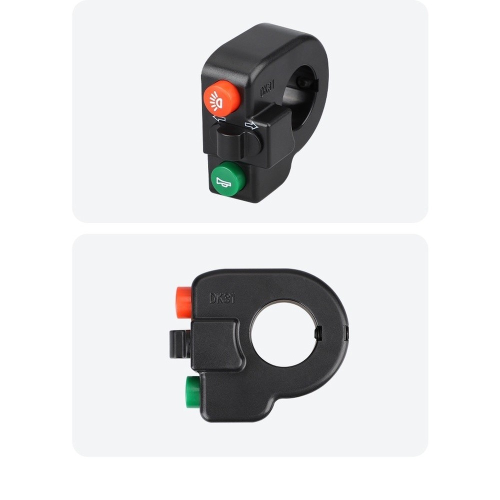 E-Bike Handlebar Switch Standard 22mm Fitment Size Three-in-One Functionality