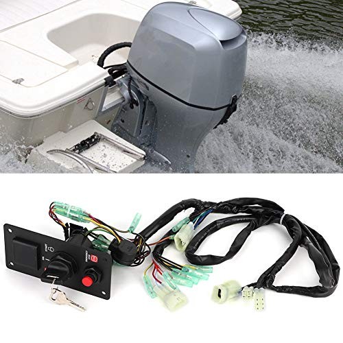Ignition Switch Panel Outboard Single Engine Key Switch Panel Assembly On-Off