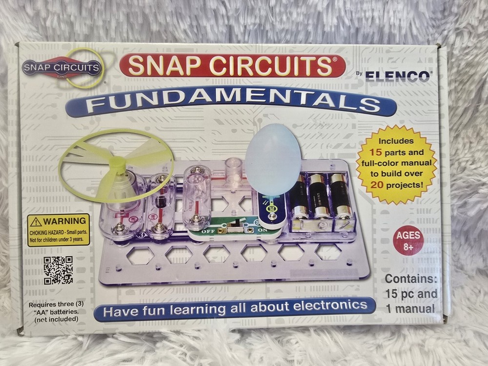 Elenco Snap Circuits Fundamentals Learning Electronic Building Kit