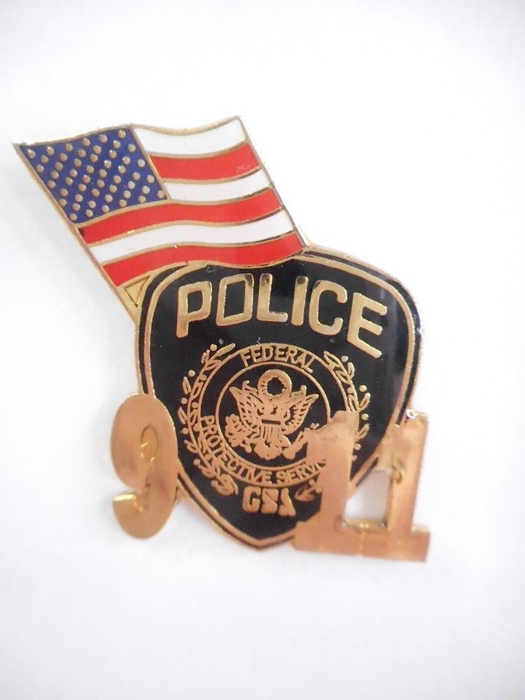 Federal Protective Services 911  Lapel Pin