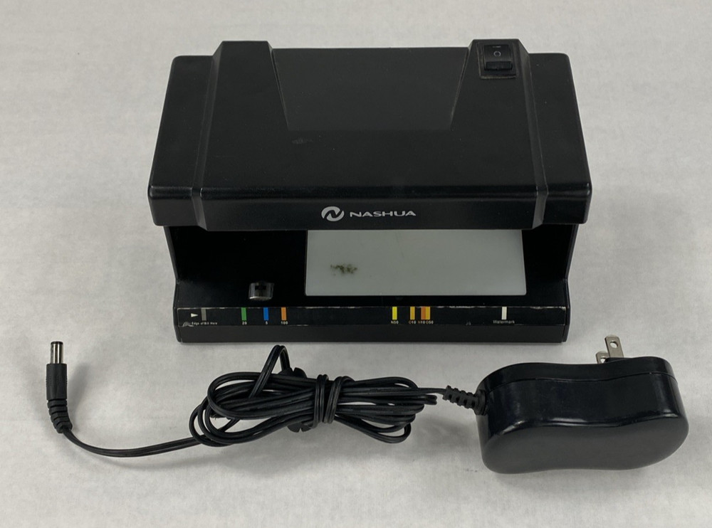 Nashua BJ-135 Counterfeit Bill Detector Power Tested