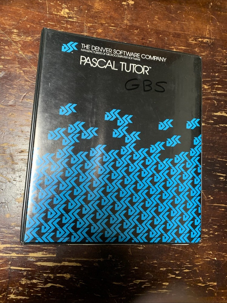 Pascal Tutor Apple II Computer Disks School Kit