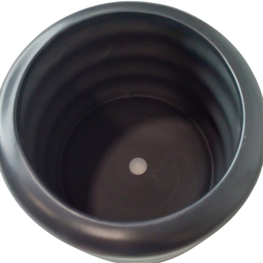 Large Bubble Ceramic Planter – Black – Room Essentials – 9" × 8½"