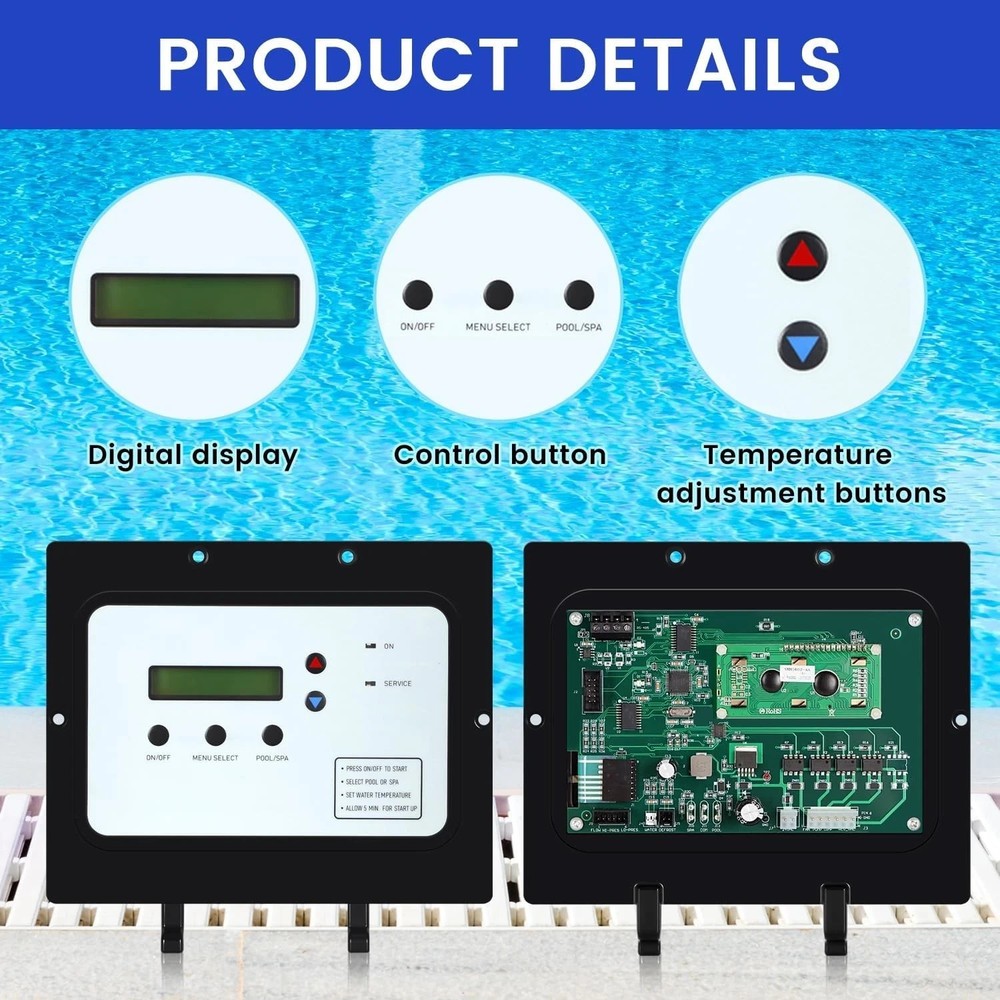 473711.A 472734 Auto Heat Control Board Assembly - Compatible with Pentair Pool