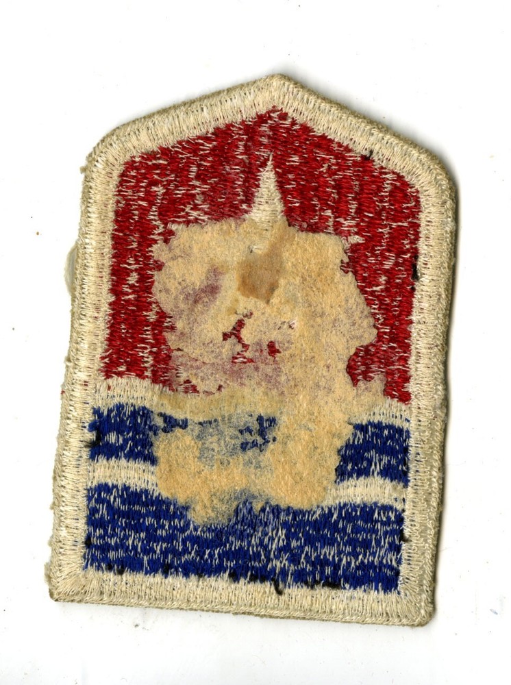 Middle East Forces White Back Patch WWII Vintage