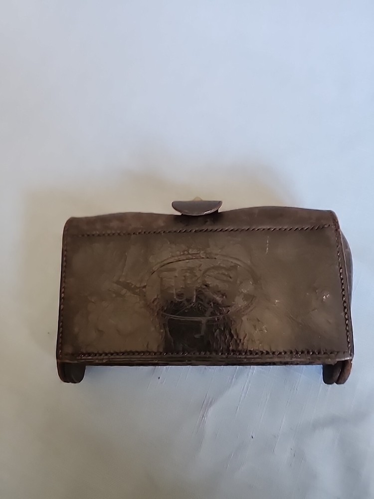 WW1 US Army USMC R.I.A. Leather Ammo Pouch