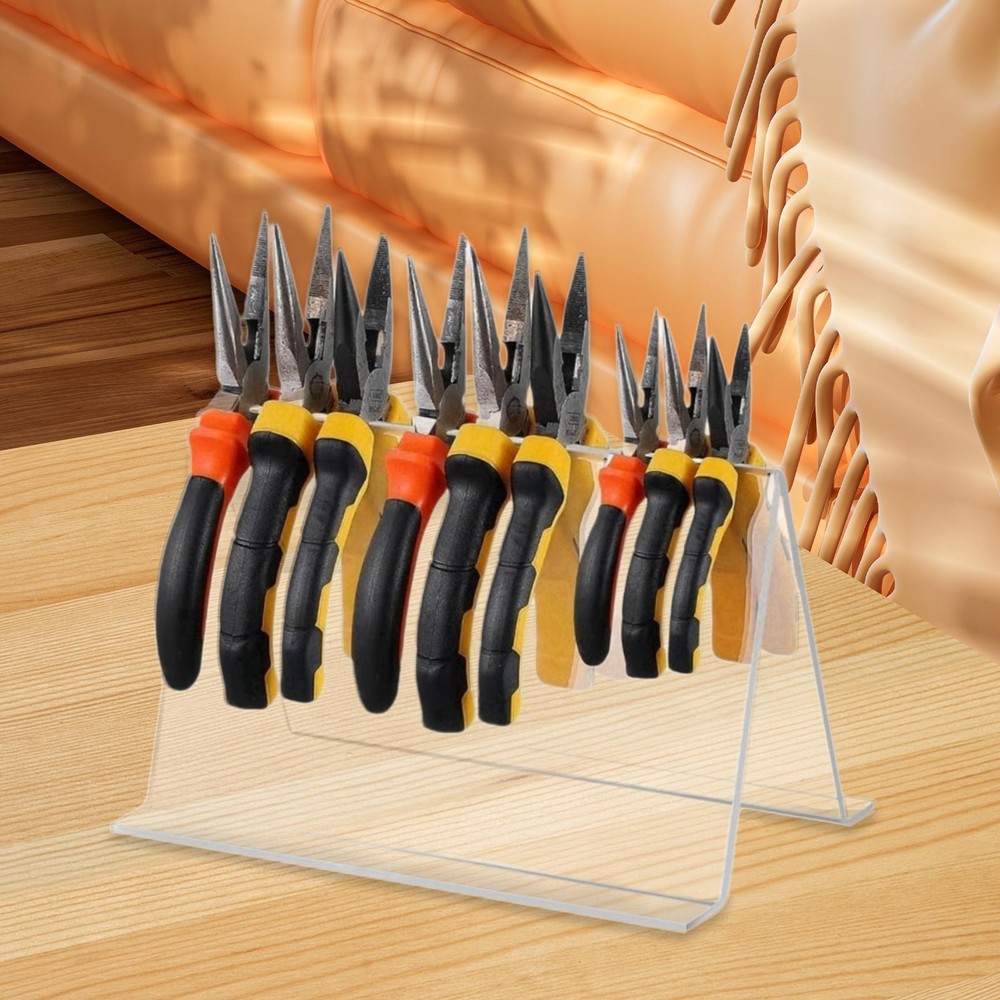 Acrylic Pliers Rack Mini Wire Pliers Organizer Workbench Lightweight Easy Access