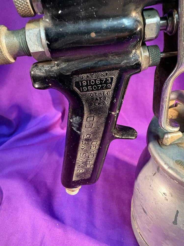 BINKS MODEL 7 PAINT SPRAY GUN tested and works