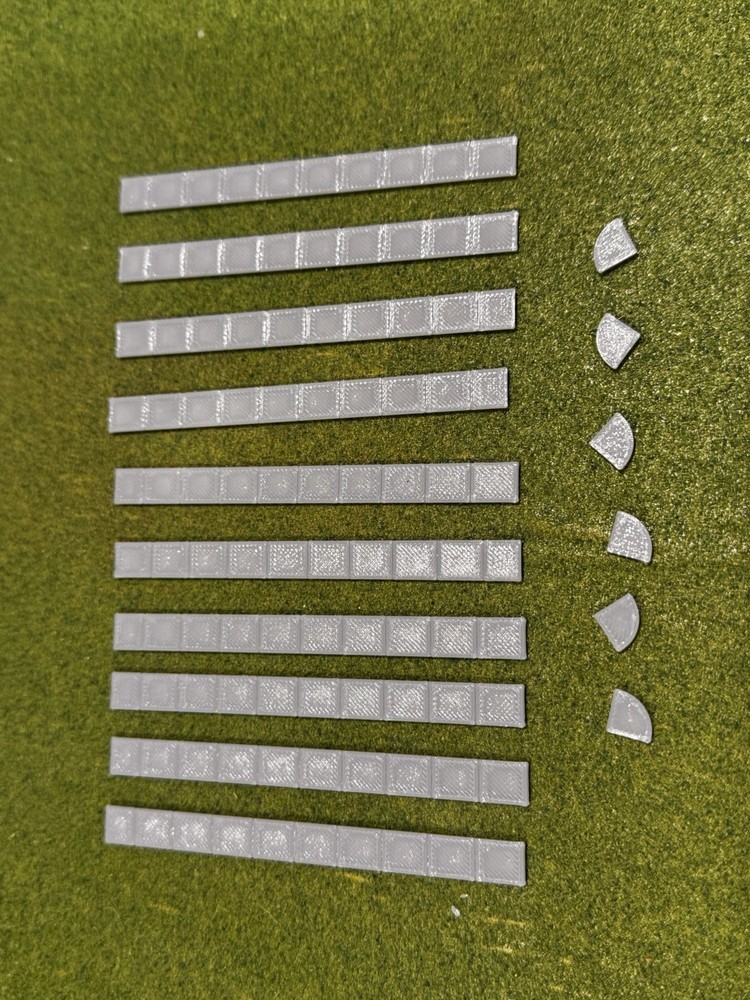 N Scale 1:160 Concrete Sidewalk Set