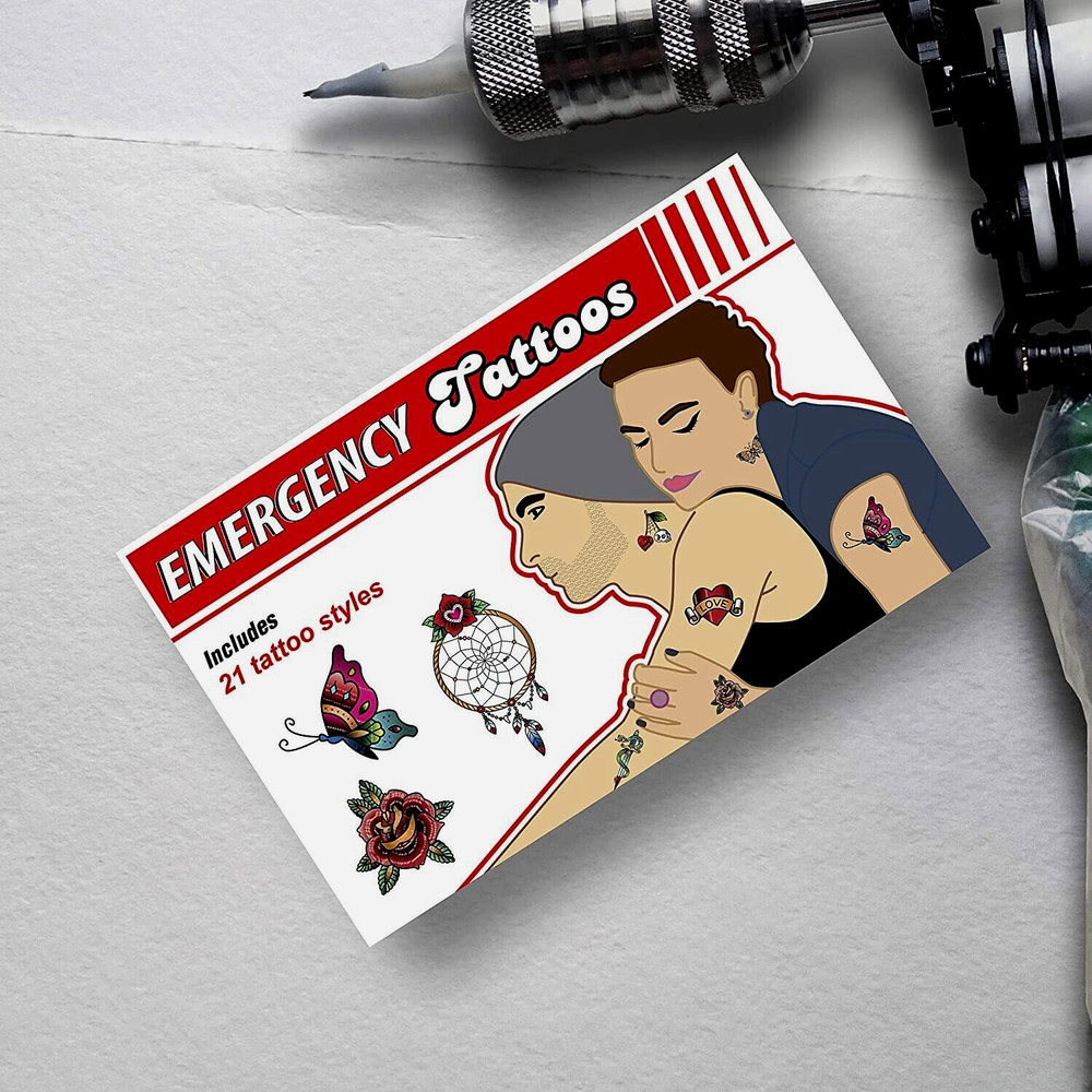BNIB EMERGENCY TATTOOS 21 Styles