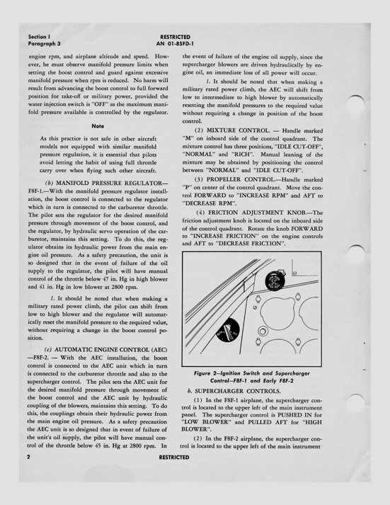 GRUMMAN F8F-2 BEARCAT Pilot's Flight Operating Manual