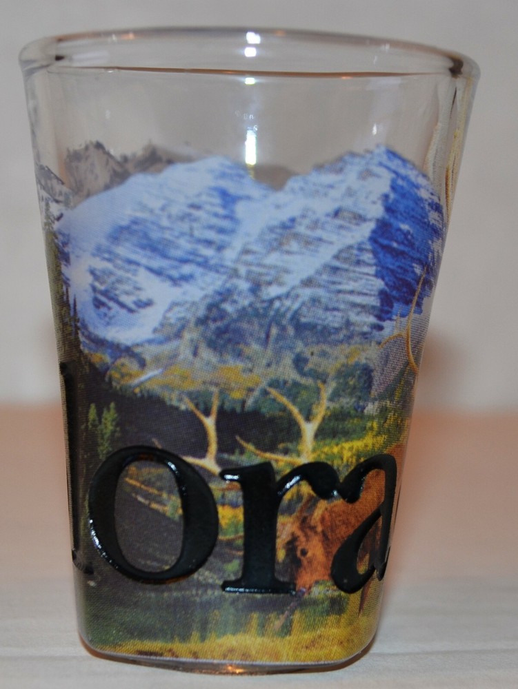COLORADO RAISED SHOT GLASS