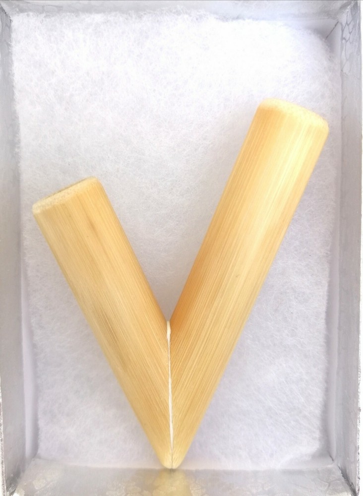 Rape pipe (Rapé) shamanic native indigenous applicator. Real Bamboo handmade New