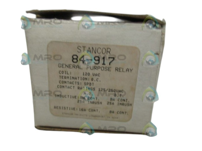STANCOR 84-917 RELAY NSMP