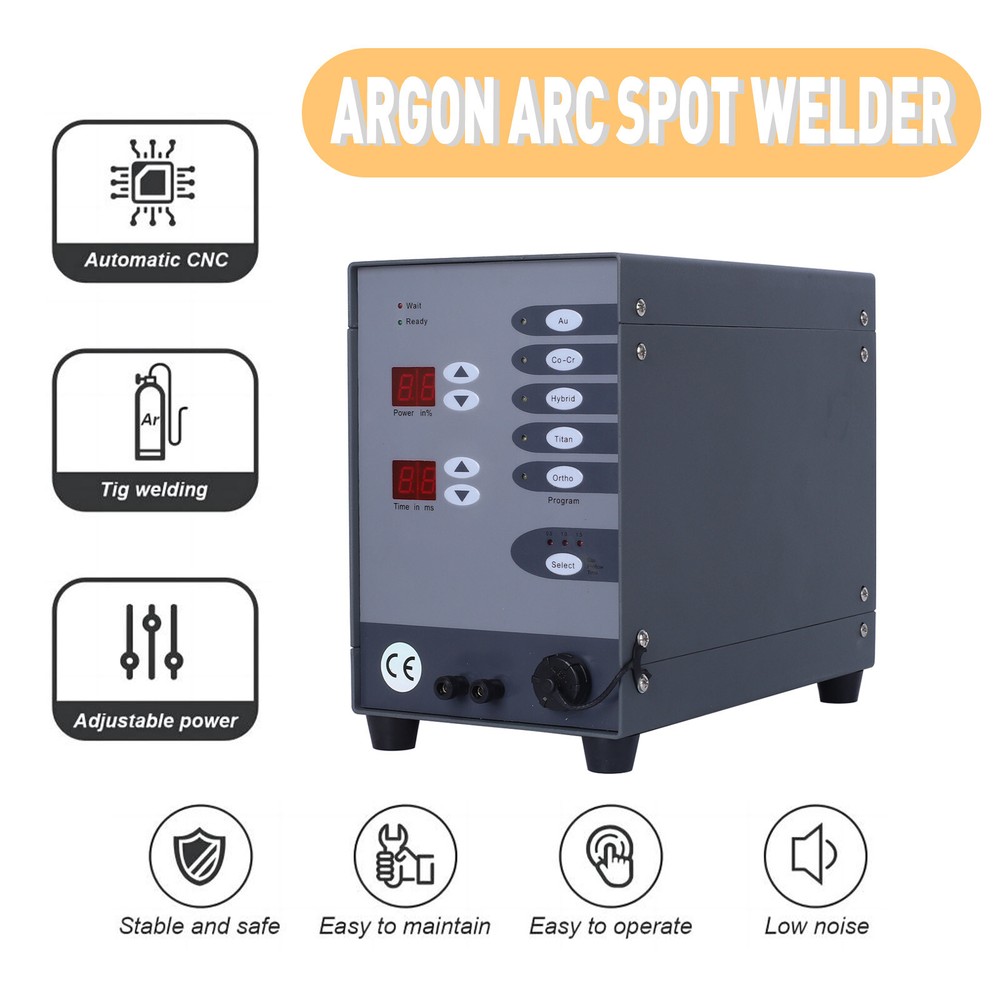 Automatic CNC Spot Welding Machine Weldable Solid Gold Aluminum Titanium 110V