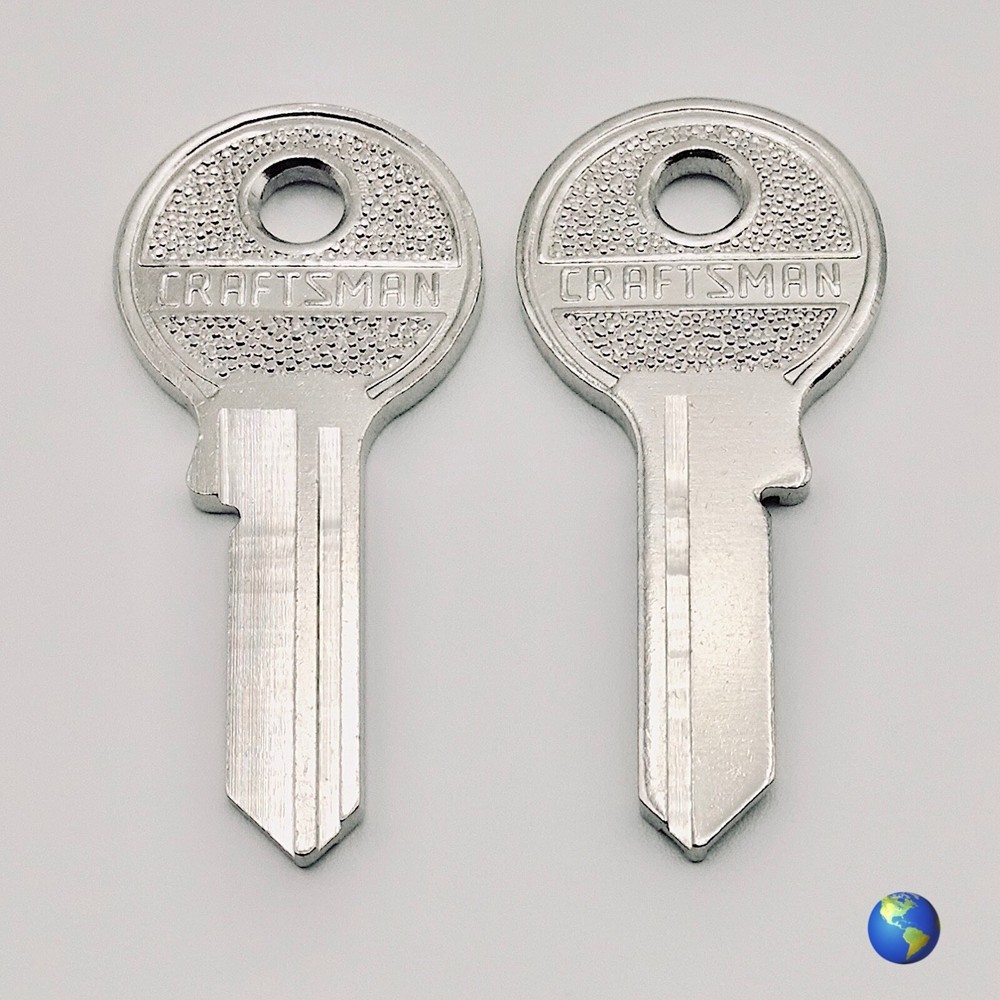 ORIGINAL 58706L Key Blanks for Craftsman and ABUS (2 Keys)