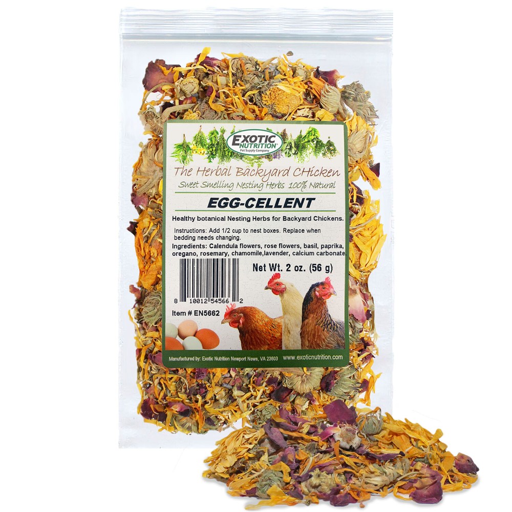 Egg-Cellent Healthy All-Natural Chicken Nesting Herbs (2oz)