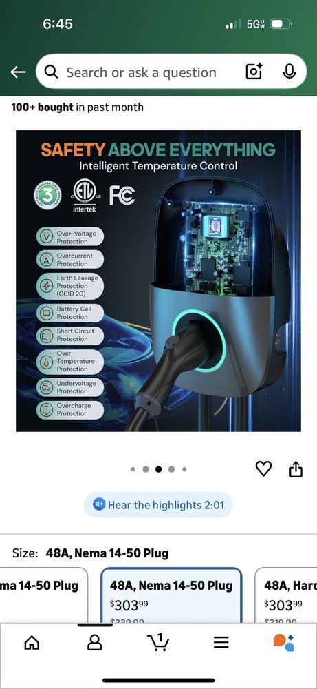 Brand New Unused EV Charger Type 2