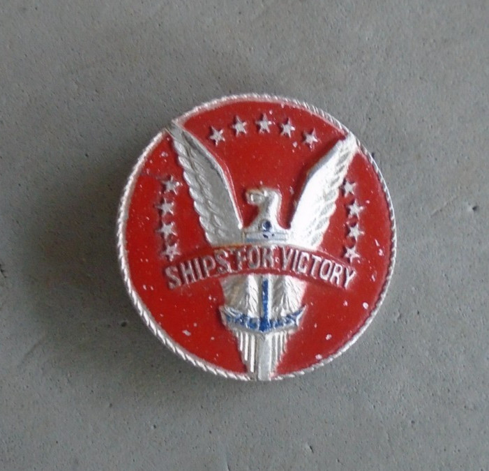WWII Ships for Victory pin
