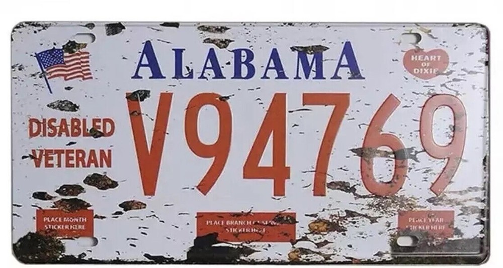Wall deco License Plate