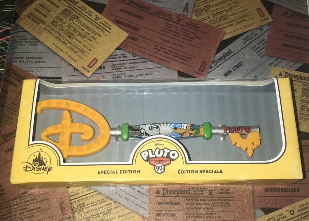 Disney Pluto 90th Anniversary Key NWT