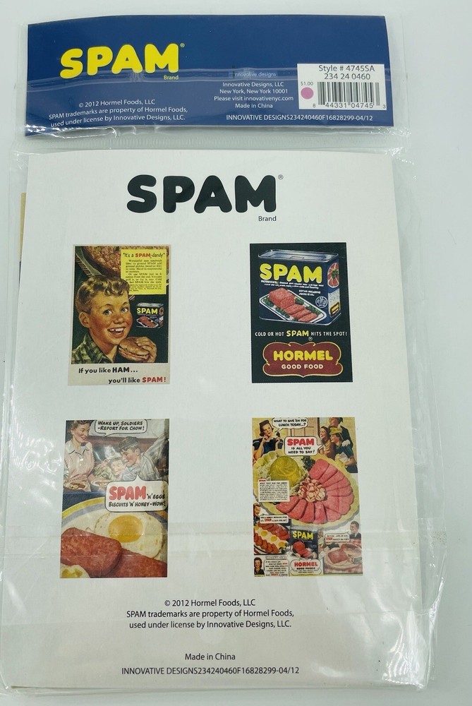 NEW Hormel SPAM Note Cards & Envelopes Hawaii