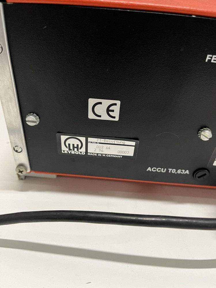 Leybold PT-Beluftung Airing valve controller