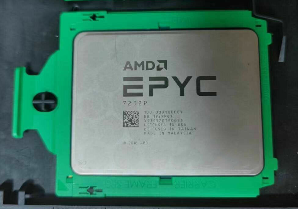 AMD epyc 7232p 8-core 32mb 120w 3.1ghz interface sp3 CPU processor