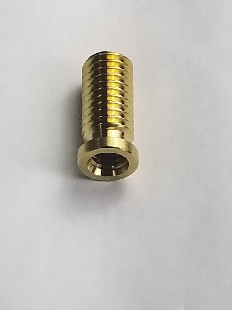 (1) Brass Insert - 5/16 - 14 Threaded Pool Cue Shaft Insert